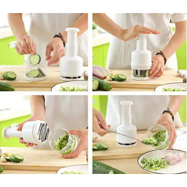 Hand Press Multi Vegetable Chopper